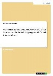 Methoden Der Materialbedarfsplanung Unter Besonderer Berucksichtigung Der ABC- Und Xyz-Analyse