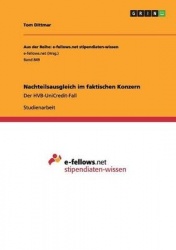 Nachteilsausgleich im faktischen Konzern
