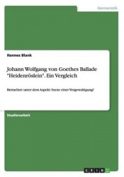 Johann Wolfgang von Goethes Ballade Heidenroeslein. Ein Vergleich - Betrachtet unter dem Aspekt: Szene einer Vergewaltigung?