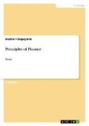 Principles of Finance - Essays