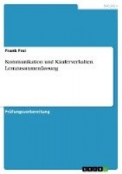 Kommunikation und Kauferverhalten. Lernzusammenfassung