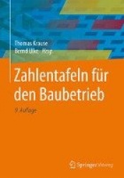 Zahlentafeln für den Baubetrieb