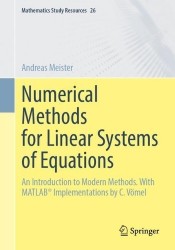 Numerical Methods for Linear Systems of Equations - An Introduction to Modern Methods With MATLAB® Implementations by C. Vömel
