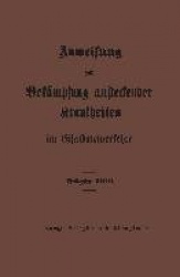 Anweisung zur Bekämpfung ansteckender Krankheiten im Eisenbahnverkehre