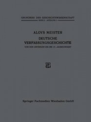 Deutsche Verfassungsgeschichte von den Anfängen bis ins 14. Jahrhundert