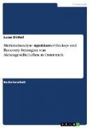 Merkmalsanalyse signifikanter Backup- und Recovery-Strategien von Aktiengesellschaften in OEsterreich
