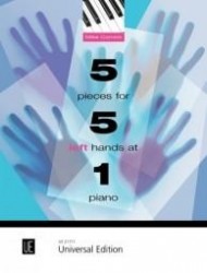 5 pieces for 5 left hands at 1 piano