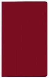 Taschenkalender Saturn Leporello PVC burgund 2018