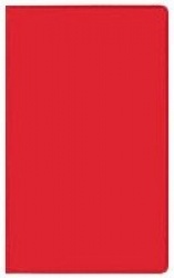 Taschenkalender Saturn Leporello PVC rot 2018