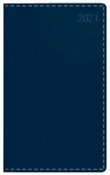 Buchkalender Daily Timer Compact Tizio dunkelblau 2021