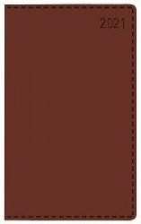 Buchkalender Daily Timer Compact Tizio braun 2021