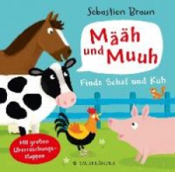 Mäh und muh - wer bist du? Finde Schaf und Kuh