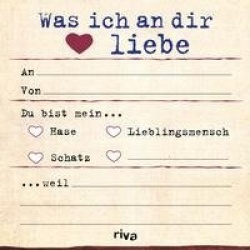Was ich an dir liebe - Klebezettel