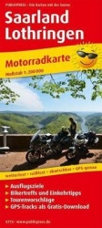 Motorradkarte Saarland - Lothringen 1:200 000