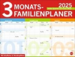 3-Monats-Familienplaner 2025