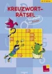 Kreuzworträtsel. Rätselspaß für Kinder (blau)