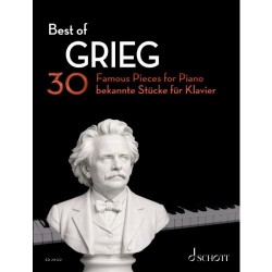 Best of Grieg : 30 famous pieces for piano