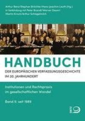 Handbuch der Europäischen Verfassungsgeschichte im 20. Jahrhundert
