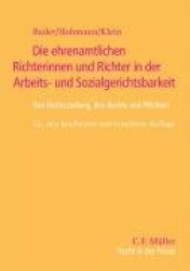 Die ehrenamtlichen Richterinnen und Richter in der  Arbeits- und Sozialgerichtsbarkeit