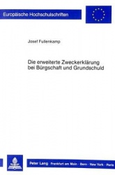Die Erweiterte Zweckerklaerung Bei Buergschaft Und Grundschuld - Auslegung Und Wirksamkeit Unter Besonderer Beruecksichtigung Vo