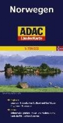 ADAC LänderKarte Norwegen 1 : 750 000