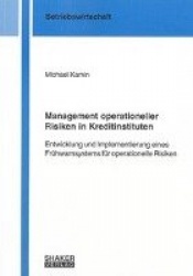 Management operationeller Risiken in Kreditinstituten