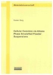 Cellular Ceramics via Alkane Phase Emulsified Powder Suspensions