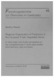 Regional Organization of Production in the European Fresh Vegetable Sector