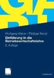 Einführung in die Betriebswirtschaftslehre