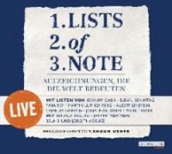 Lists of note - live