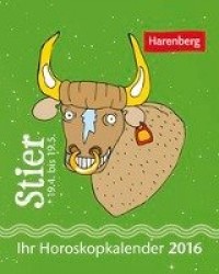 Stier Mini-Sternzeichenkalender 2016