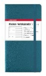 Wochen Notizkalender Azure 2018 - Taschenplaner / Taschenkalender, 18 Monate, klein