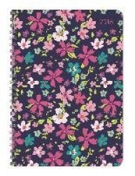Ladytimer Ringbuch Flower Fabric 2018
