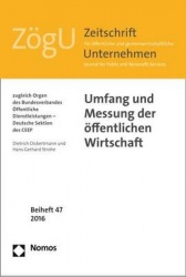 Umfang Und Messung Der Offentlichen Wirtschaft - Zogu Beiheft 47