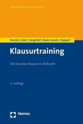 Klausurtraining - Die Assessor-Klausur Im Zivilrecht