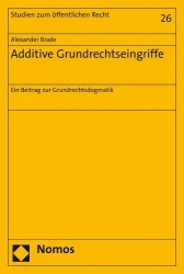 Additive Grundrechtseingriffe - Ein Beitrag Zur Grundrechtsdogmatik