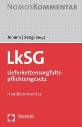 Lieferkettensorgfaltspflichtengesetz (Lksg) - Handkommentar