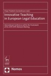 Innovative Teaching in European Legal Education - International Conference Within the Framework of the 2019 Elpis Network Meetin
