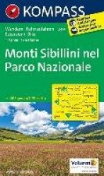 KOMPASS Wanderkarte Monti Sibillini nel Parco Nazionale 1:50 000
