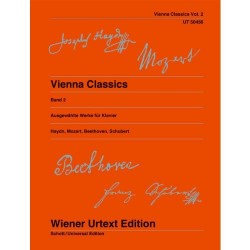 Vienna classics : Band 2 : ausgewählte Werke für Klavier : Ausgewählte Werke für Klavier. Klavier.