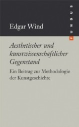 Ästhetischer und kunstwissenschaftlicher Gegenstand