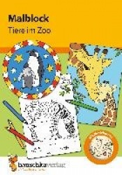 Malblock - Tiere im Zoo