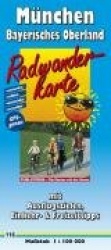 Radwanderkarte München - Bayerisches Oberland 1 : 100 000