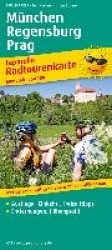 München - Regensburg - Prag 1 : 50 000. Radwanderkarte