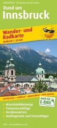 Around Innsbruck, hiking and cycling map 1:35,000