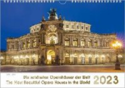 Opernhäuser, ein Musik-Kalender 2023, DIN A3