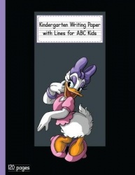 Kindergarten Writing Paper with Lines for ABC KIDS - 120 Blank Handwriting Practice Paper with Dotted Lines - Kindergarten, Firs