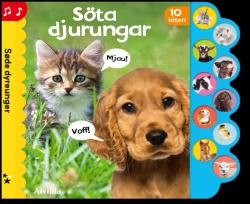 Söta djurungar. Ljudbok med 10 ljud