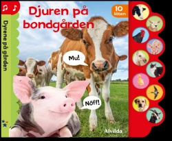 Djuren på bondgården. Ljudbok med 10 ljud