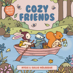 Cozy Friends : Mysig och gullig Cozy Coloring målarbok från Nina Stajner